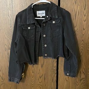 Between Uz black denim jacket